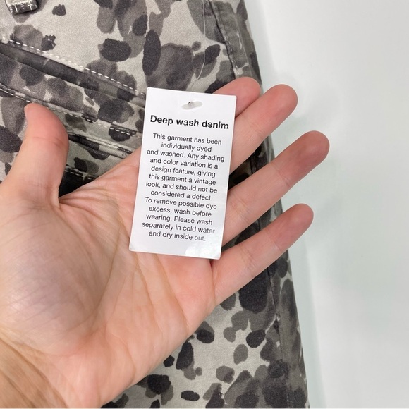 Current Elliot The Welt Pocket Ankle Skinny in Steel Grey Scooter Leopard, 31 - Picture 9 of 10